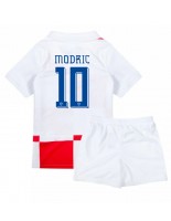 Kroatia Luka Modric #10 Hjemmedraktsett Barn EM 2024 Korte ermer (+ bukser)